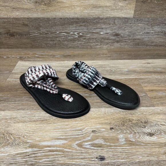 Sanuk Yoga Mat Sling 2 Prints Sandals Women's Size 9.5 - Picture 7 of 7